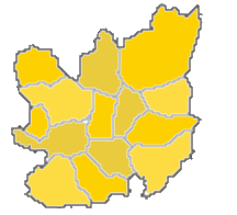 Communes du canton de MONTREVEL-EN-BRESSE